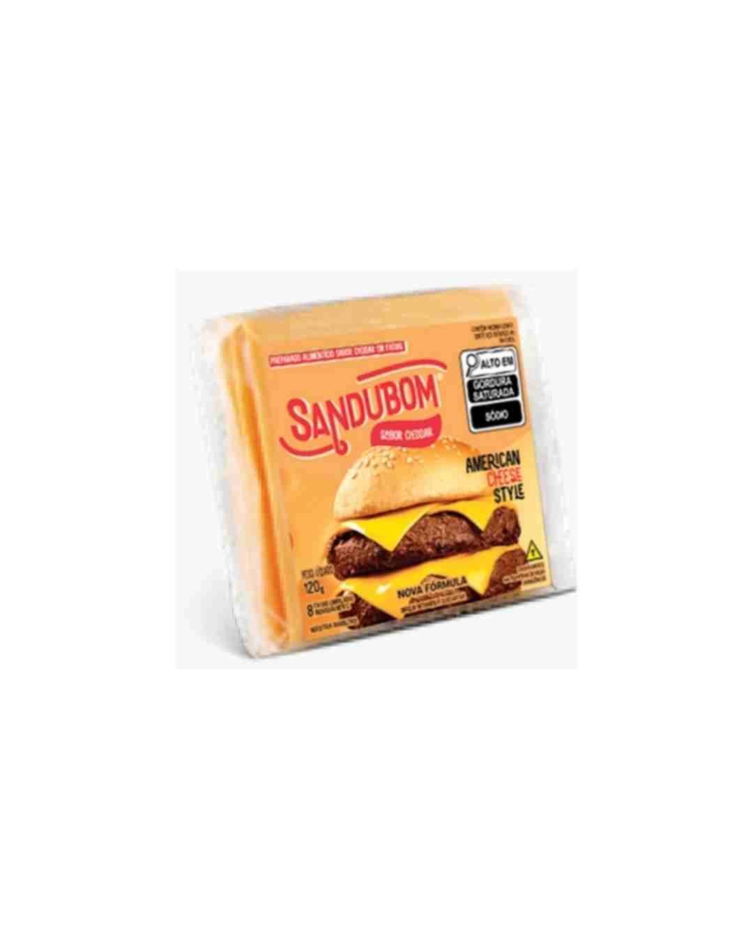 Queijo Cheddar Fat Sandubom 120g Schreiber